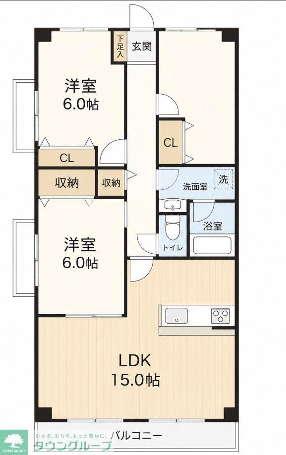サエラ八千代台(3LDK/1階)の間取り写真