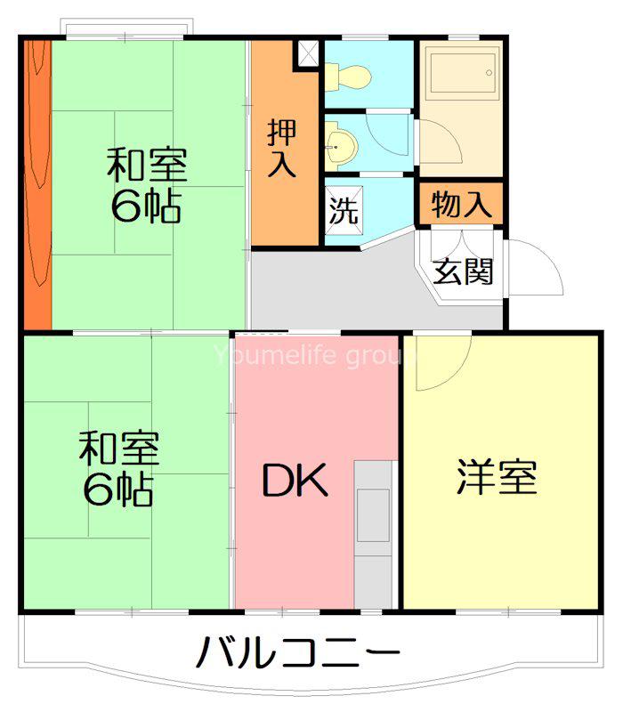 メゾン星崎(3DK/3階)の間取り写真