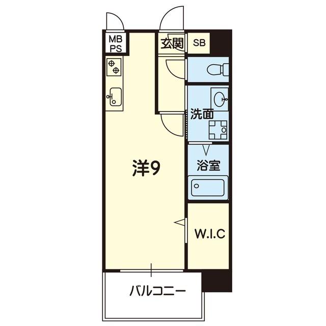 グランベル本荘(ワンルーム/11階)の間取り写真