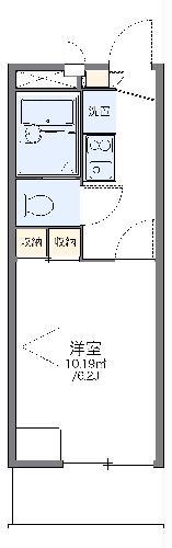 レオパレス KATOH(1K/2階)の間取り写真