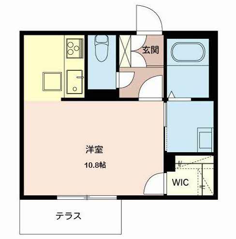 SHAMAISON SOLUTIONS VIII(ワンルーム/1階)の間取り写真