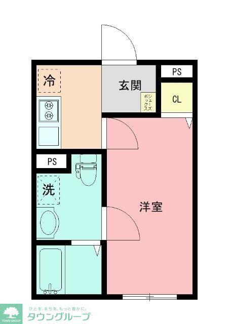 REBERTY瀬谷(1K/3階)の間取り写真