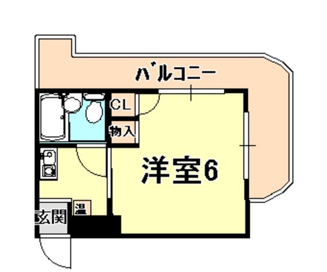 メゾンド御影パート1(ワンルーム/2階)の間取り写真