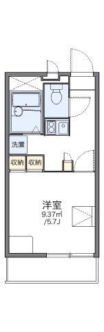 レオパレスASAHI(1K/2階)の間取り写真