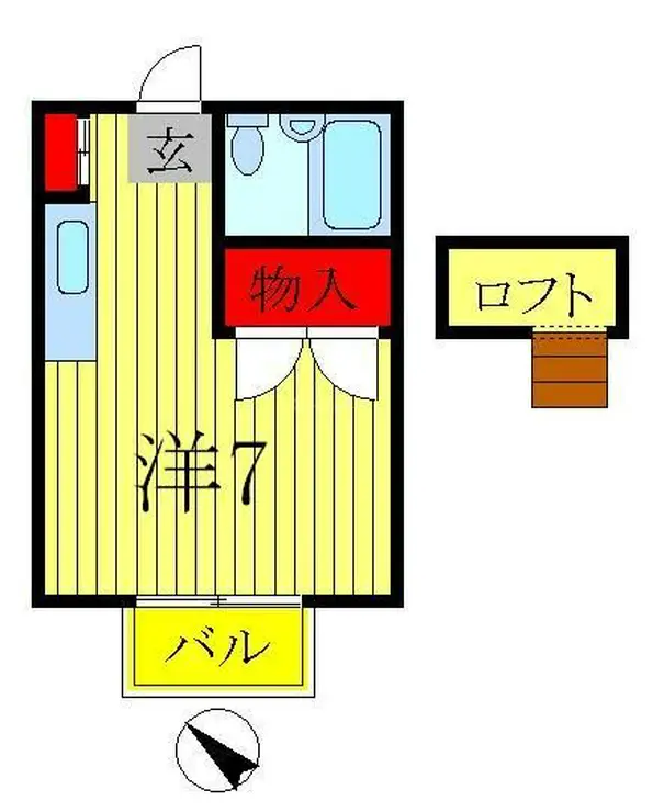 デシマルハウス5 2階階 間取り