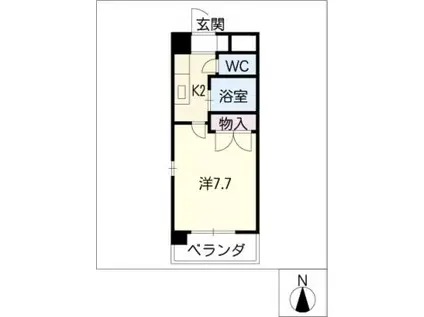 第3富士和ビル(1K/1階)の間取り写真