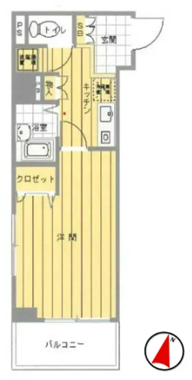 ヴェルト五反田西 4階階 間取り