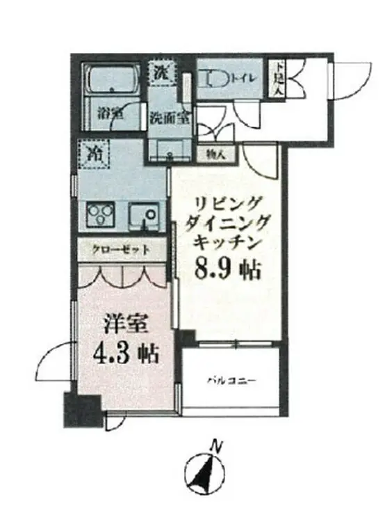 メゾンビスタ渋谷宇田川 5階階 間取り