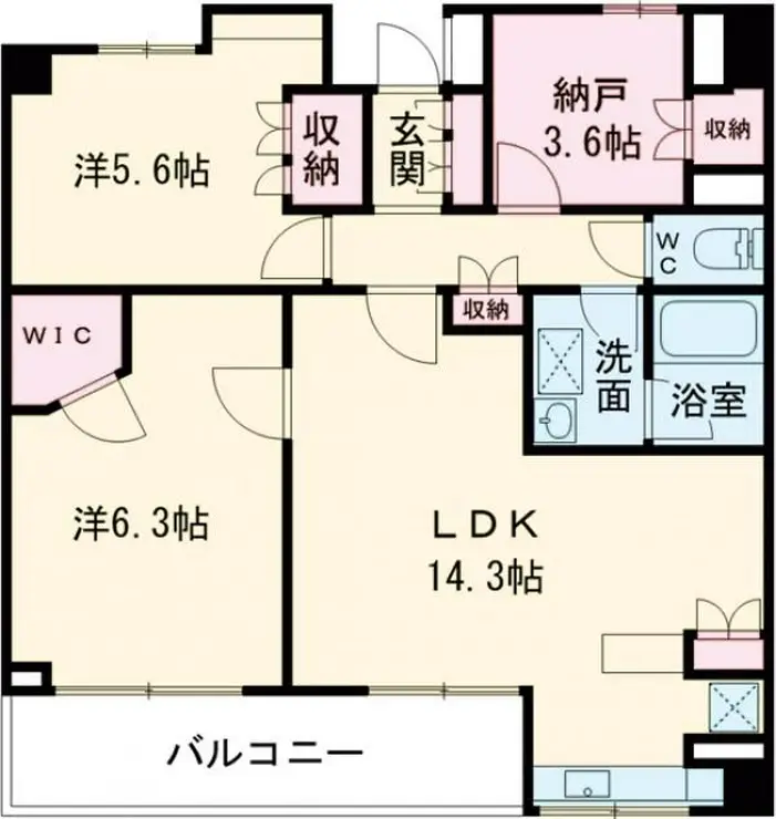 KDXレジデンス町田 14階階 間取り