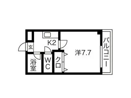 PIAAYOSHINO(1K/4階)の間取り写真