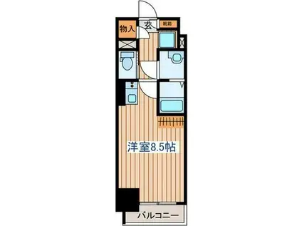 アルク北四番丁(ワンルーム/11階)の間取り写真