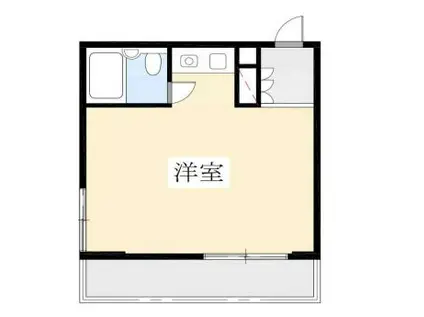 パーク・ノヴァ渋谷(ワンルーム/4階)の間取り写真