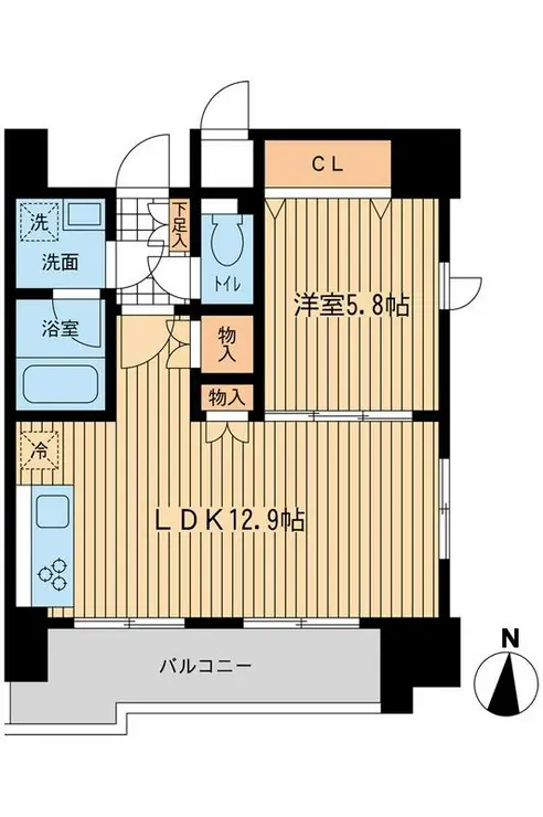 KDXレジデンス大山 9階階 間取り