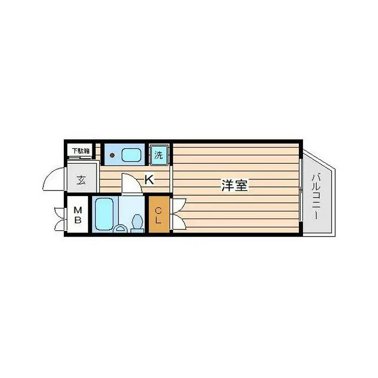 センチュリー白楽 2階階 間取り