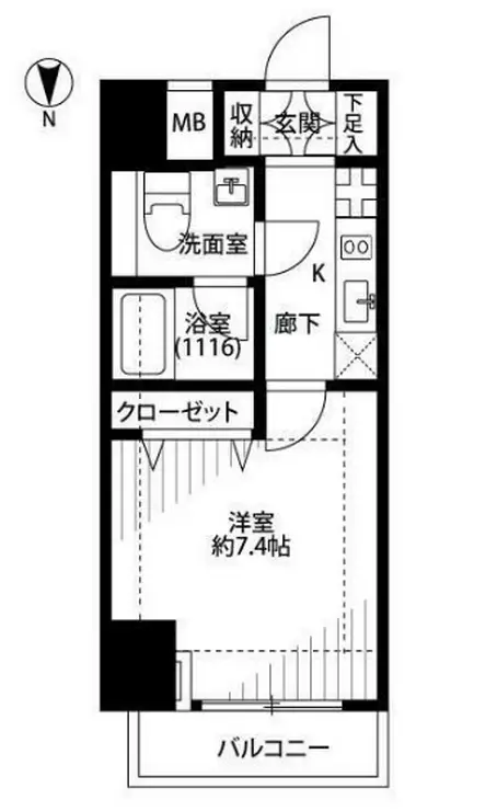 プレール・ドゥーク木場駅前 8階階 間取り