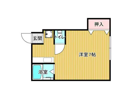 住之江コート(ワンルーム/4階)の間取り写真
