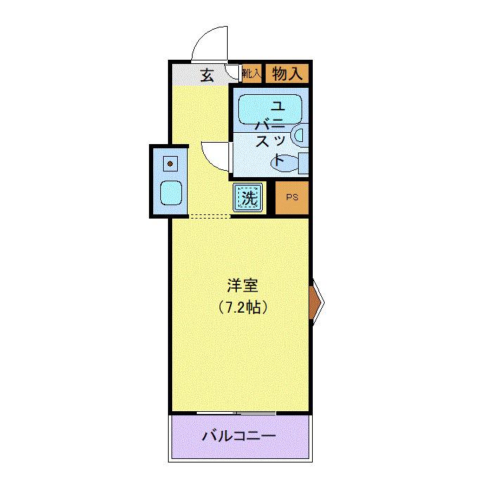 アーバンハイム寿(ワンルーム/3階)の間取り写真