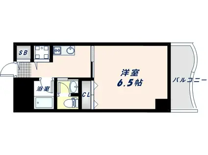 パナ ドルチェ(1K/7階)の間取り写真