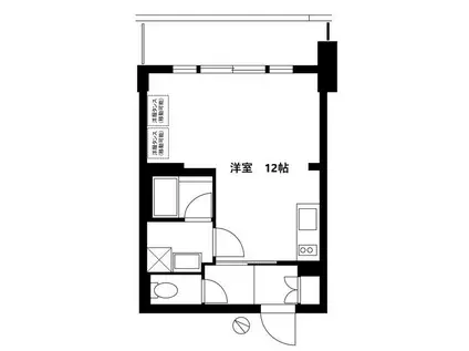 フジテラス町田(ワンルーム/4階)の間取り写真