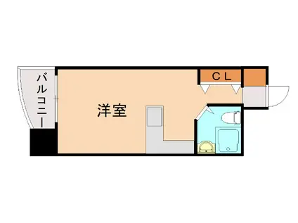 ロマネスク博多駅前(ワンルーム/6階)の間取り写真