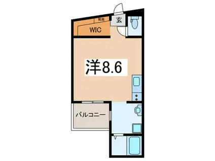 SCENE小田急相模原イースト(ワンルーム/3階)の間取り写真