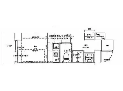 PINE SEA TSUDANUMA(ワンルーム/4階)の間取り写真