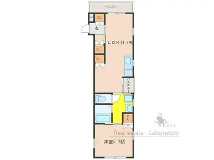 アルテマイスタールカ(1LDK/3階)の間取り写真