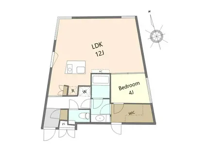 カペラビル 4月13日現在募集中(1LDK/5階)の間取り写真