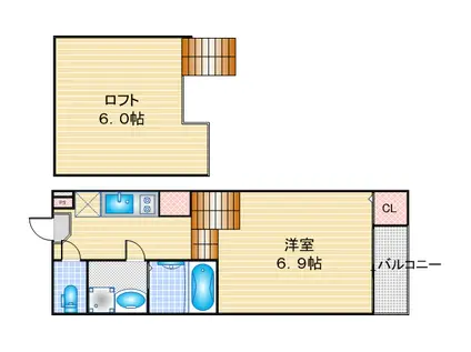 ATTA HOUSE(1SK/1階)の間取り写真