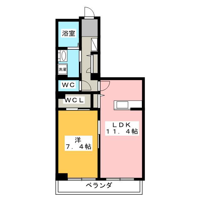 MASTTOWN ASTRAEA(1LDK/3階)の間取り写真