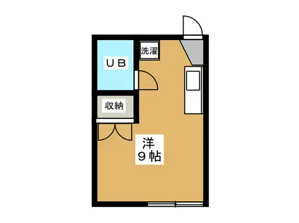 吉祥寺アライビル(ワンルーム/3階)の間取り写真