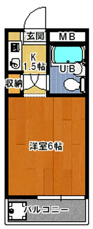 ヨコミゾマンション 3階階 間取り