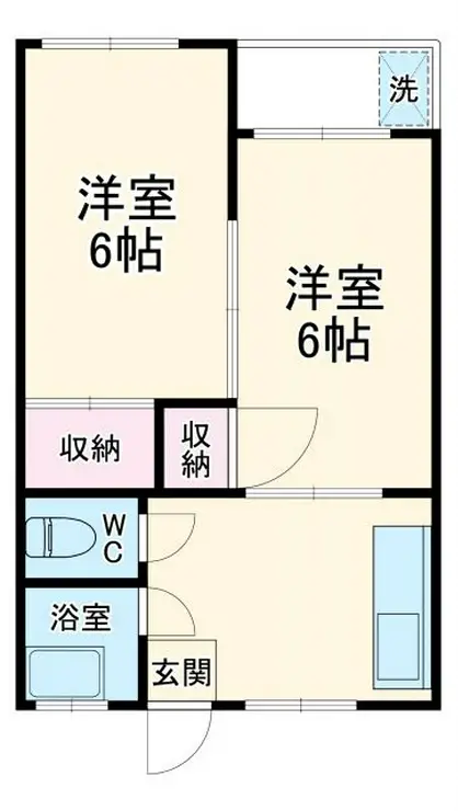 江上マンション 3階階 間取り