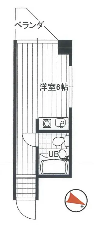 グレイス旗の台 5階階 間取り