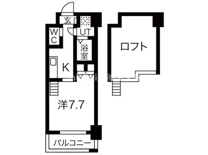 エグゼ大阪ベイ(1K/8階)の間取り写真