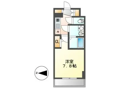 エスリード大須アヴェニュー(1K/5階)の間取り写真
