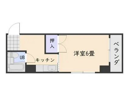 MTハイツ高麗(1K/4階)の間取り写真