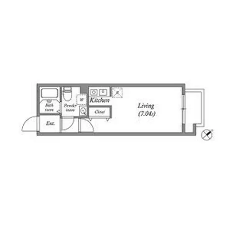 Branche武蔵小山 1階階 間取り