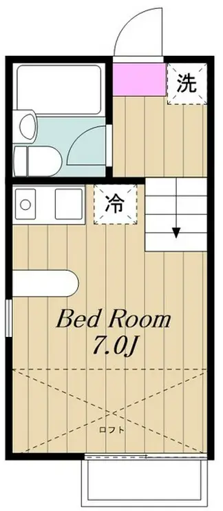 ヒルトップ麻生 2階階 間取り