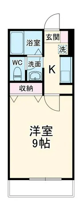 リバーアップ六実 2階階 間取り
