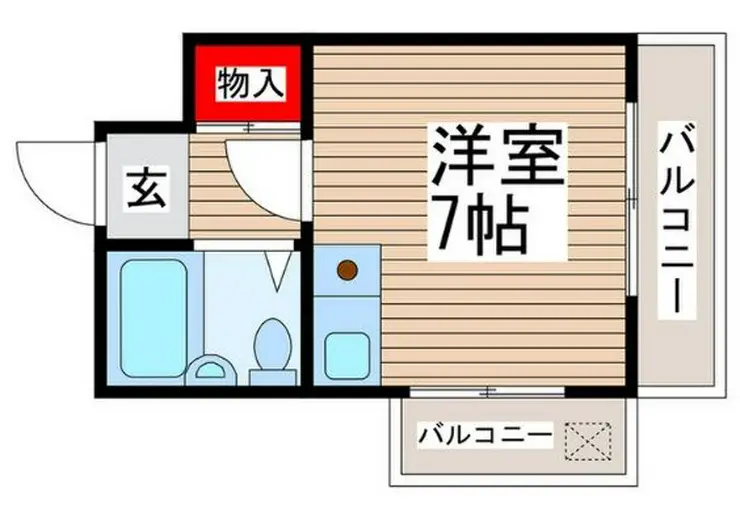 アルテ幕張 1階階 間取り