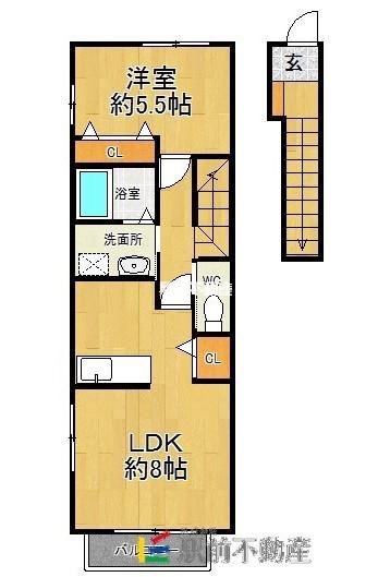 RTHEATTITUDE新宿通(1LDK/2階)の間取り写真