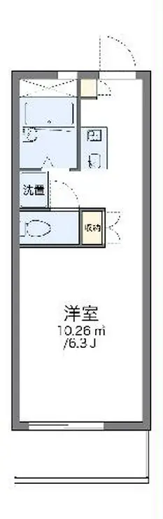レオパレスサニーコートイシガキ 2階階 間取り