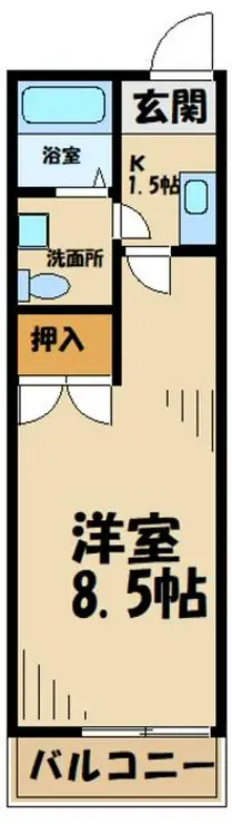 レグルス清新 3階階 間取り