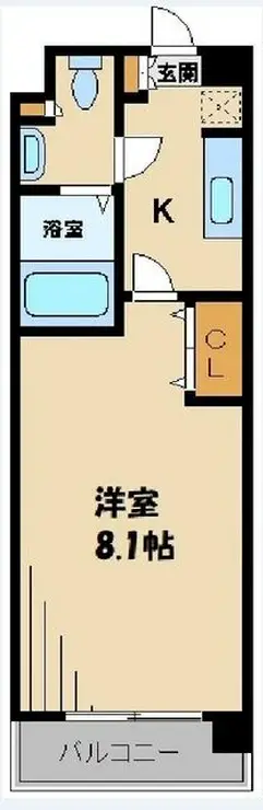 シティコート所沢 3階階 間取り