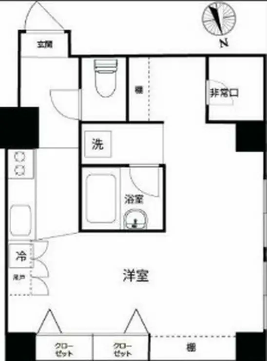 カテリーナ御苑 5階階 間取り