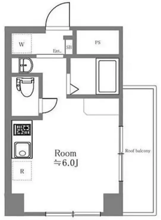 マイステージ代田橋 4階階 間取り