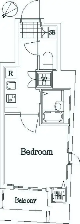 スカイコートヌーベル入谷 10階階 間取り