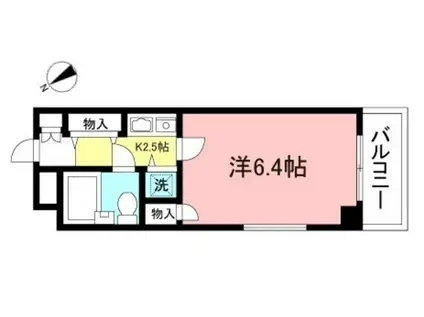 ライオンズマンション八王子第3(1K/5階)の間取り写真