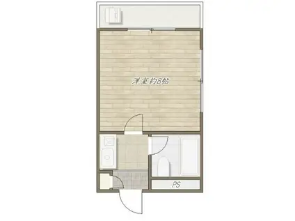 アーバンハイツ(1K/2階)の間取り写真